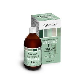 MYVITALY® VERDEPURO BIO - Extrait de feuilles d'olivier biologique - 20% d'oleuropéine