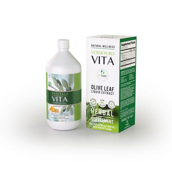 MYVITALY® VITA Pure Olive leaf extract Liquid 20 Oleuropein Myvitaly
